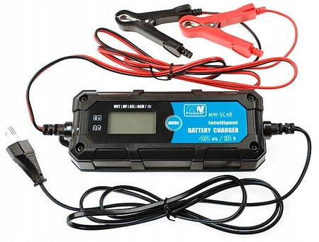 PROSTOWNIK ŁADOWARKA Z MIKROPROCESOREM 6V 12V 4A