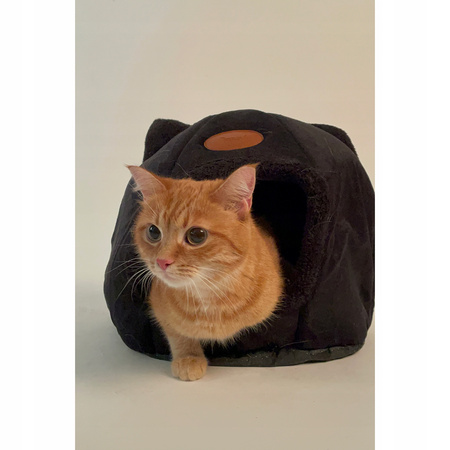 Legowisko pluszowe dla kota - budka Purlov 21947 okrągły 40 x 37 x 37 cm