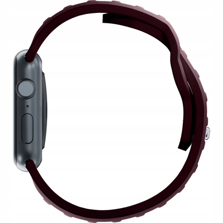 42/44/45/49 mm Mulberry - 3mk Silicone Watch Strap Pasek do Apple Watch