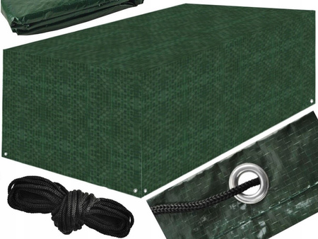 Duży Pokrowiec Plandeka na Meble Ogrodowe Stół Fotel Krzesło 180x240x100cm