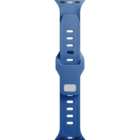 42/44/45/49 mm Blue - 3mk Silicone Watch Strap Pasek do Apple Watch