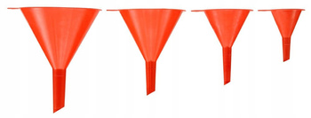 VOREL ZESTAW LEJKÓW 4 SZT 52 76 100 120 mm