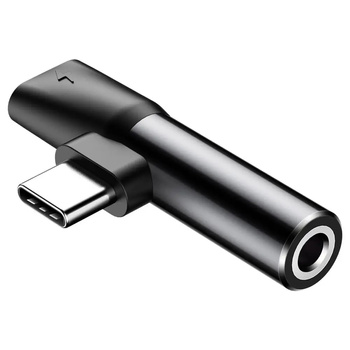 Baseus L41 Adapter USB-C - Mini Jack 3.5mm przejściówka audio do słuchawek