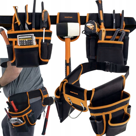 PAS MONTERSKI NARZĘDZIOWY BUDOWLANY NA NARZĘDZIA NIEZBĘDNIK ORGANIZER MOCNY