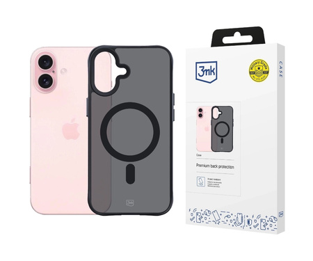 Apple iPhone 16 - 3mk Smoke MagCase Etui Cover na tył