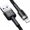 Baseus Cafule Cable | Mocny kabel USB - Lightning do iPhone 6 7 8 X 2.4A 1m