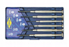 Wkrętaki precyzyjne komplet 6szt etui 4 x płaskie + 2 x krzyżowe
