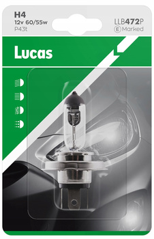 ŻARÓWKA LUCAS H4 P43t 12V 60/55W BLISTER