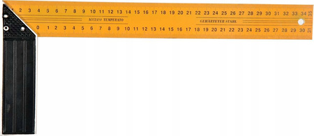 KĄTOWNIK PRZYMIAR Z ALUMINIOWĄ STOPKĄ 350MM