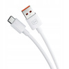 Biały Kabel Przejściówka USB -A do USB-C 60W 5A 1.2m - 3mk Hyper Cable