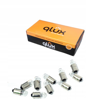 QLUX ŻARÓWKI POSTOJÓWKA BA9S T4W 4W 12V 10 szt