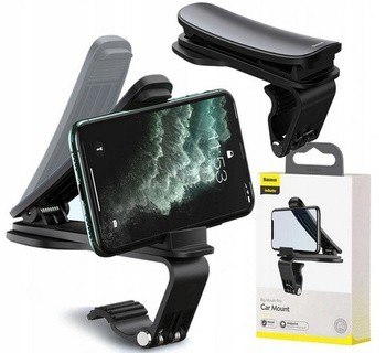 BASEUS UCHWYT SAMOCHODOWY NA DESKĘ ROZDZIELCZĄ DO TELEFONU GPS KLIPS