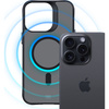 Apple iPhone 15 Pro - 3mk Smoke MagCase Etui Cover na tył