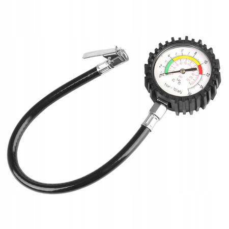 CIŚNIENIOMIERZ MANOMETR MIERNIK DO KÓŁ 15 BAR TIR