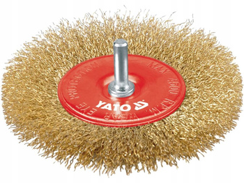 YATO SZCZOTKA TARCZOWA DRUT MOSIĘŻNY 100MM