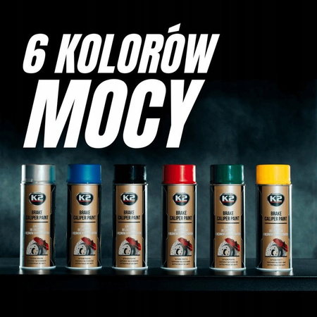 K2 Lakier do zacisków hamulcowych SREBRNY