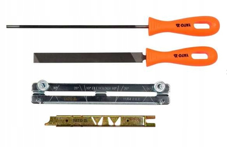 Zestaw do ostrzena łańcucha 4.0mm 4szt YT-85040 YATO