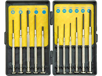 Wkrętaki precyzyjne kpl. 11szt. 64330 Vorel