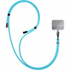 Accessories Light Blue (black) - 3mk EasyClip Smycz do telefonu regulowana