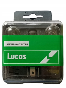 H4 LUCAS ZESTAW ŻARÓWEK ZAPASOWYCH SERWISOWYCH 8 ELEMENTÓW