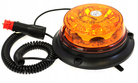 LAMPA OSTRZEGAWCZA KOGUT PŁASKI LED 12/24V MAGNES