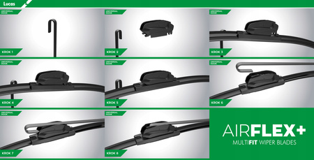 Wycieraczki LUCAS do Opel Corsa C III 3 2000-2006