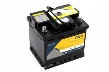 AKUMULATOR ELTA VXPRO 12V 50Ah 470A ŻYWIEC