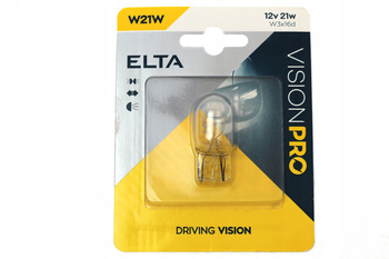 ŻARÓWKA ELTA VISION PRO W21W W3x16d 21W 12V