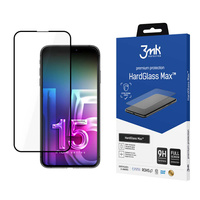 Apple iPhone 15 - 3mk HardGlass Max Szkło hartowane
