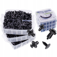 SPINKI ROZPOROWE KLIPSY ZACZEPY KOŁKI SAMOCHODOWE 625SZT. TAPICERKI AUTA