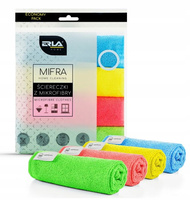 ERLA MIFRA Ścierka mikrofibra K2 w opakowaniu 4 szt. wielokolorowy